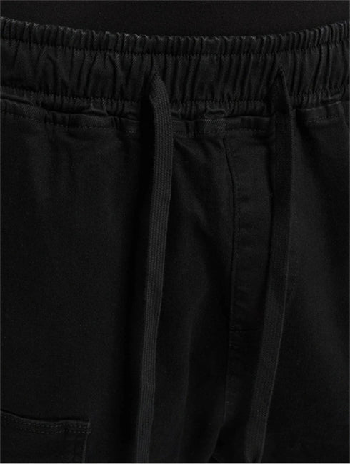 Men's Casual Relaxed Fit Elastic Waist Cargo Shorts