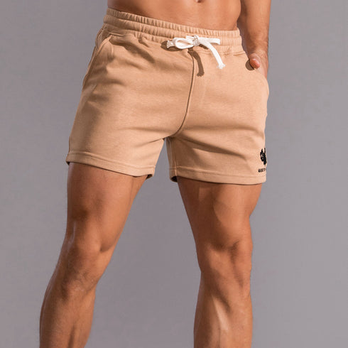 Men's Casual Running Fitness Shorts with Embroidery