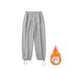 Men's Casual Sport Drawstring Plus Size Fleece Jogger Trousers