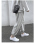 Men's Casual Sport Drawstring Plus Size Fleece Jogger Trousers