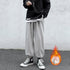 Men's Casual Sport Drawstring Plus Size Fleece Jogger Trousers