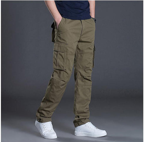 Men's Casual Sports Cargo Pants with Multiple Pockets