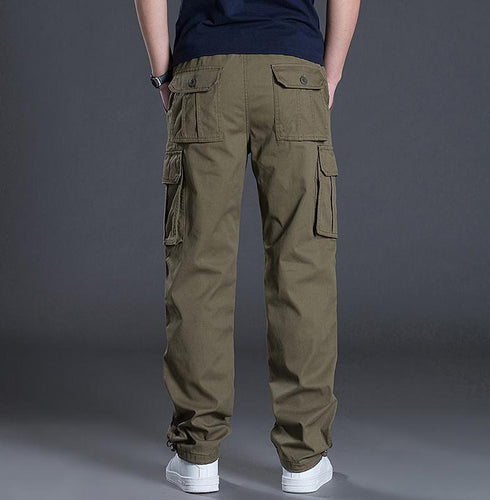 Men's Casual Sports Cargo Pants with Multiple Pockets