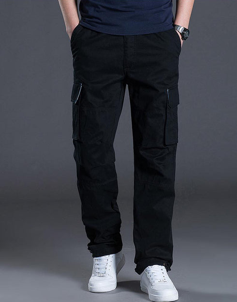 Men's Casual Sports Cargo Pants with Multiple Pockets