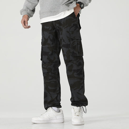 Men's Casual Sports Cargo Pants with Multiple Pockets