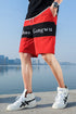 Men's Casual Sports Shorts with Drawstrings and Pockets