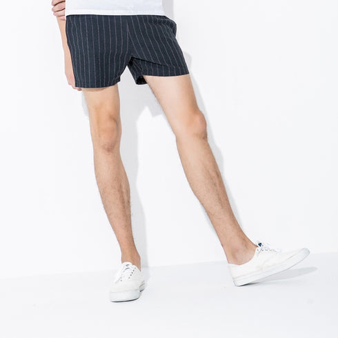 Men's Casual Striped Print Gym Workout Shorts