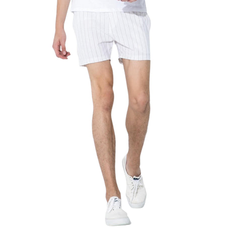 Men's Casual Striped Print Gym Workout Shorts