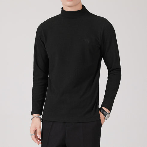 Men's Casual Turtleneck Long Sleeve Plus Size Sweater