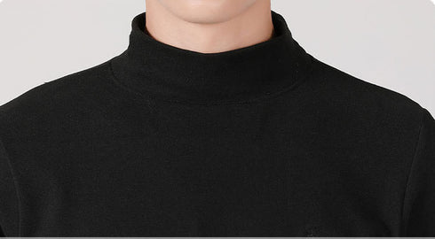 Men's Casual Turtleneck Long Sleeve Plus Size Sweater