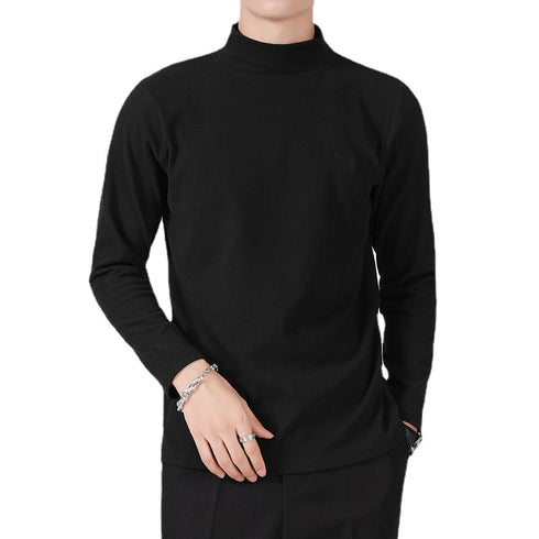 Men's Casual Turtleneck Long Sleeve Plus Size Sweater