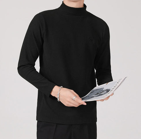 Men's Casual Turtleneck Long Sleeve Plus Size Sweater