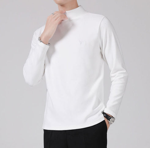Men's Casual Turtleneck Long Sleeve Plus Size Sweater