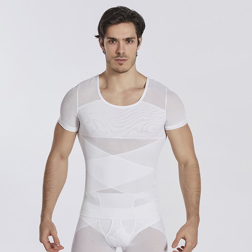 Men's Chest Abdomen Compression Control Body Shaper