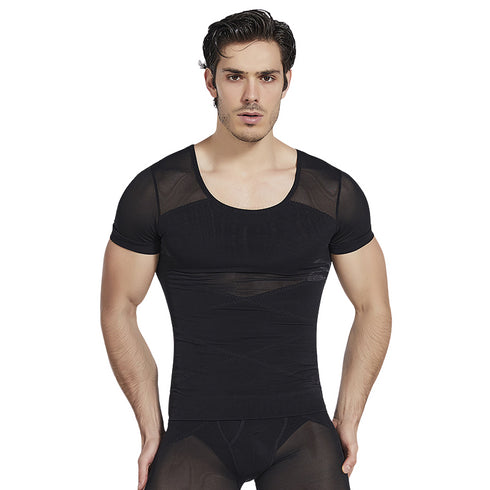 Men's Chest Abdomen Compression Control Body Shaper