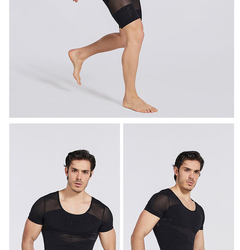 Men's Chest Abdomen Compression Control Body Shaper