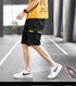 Men's Classic Relaxed Fit Athletic Workout Cargo Shorts