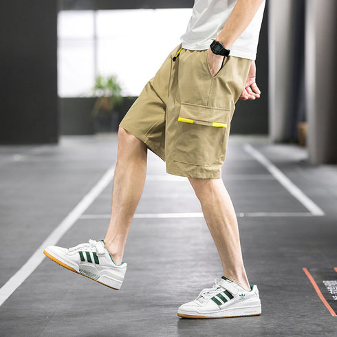 Men's Classic Relaxed Fit Athletic Workout Cargo Shorts