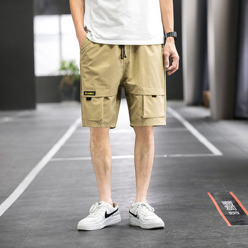 Men's Classic Relaxed Fit Running Athletic Cargo Shorts