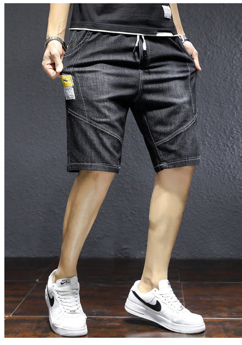 Men's Classic Relaxed Five Pocket Casual Jean Denim Shorts