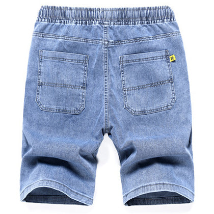 Men's Classic Relaxed Five Pocket Casual Jean Denim Shorts