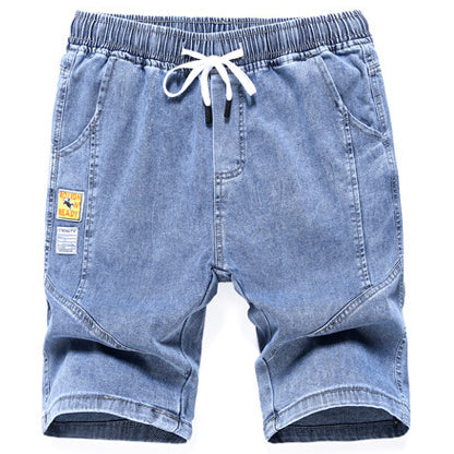 Men's Classic Relaxed Five Pocket Casual Jean Denim Shorts
