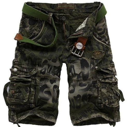 Men's Classic Relaxed Loose Hiking Athletic Cargo Shorts