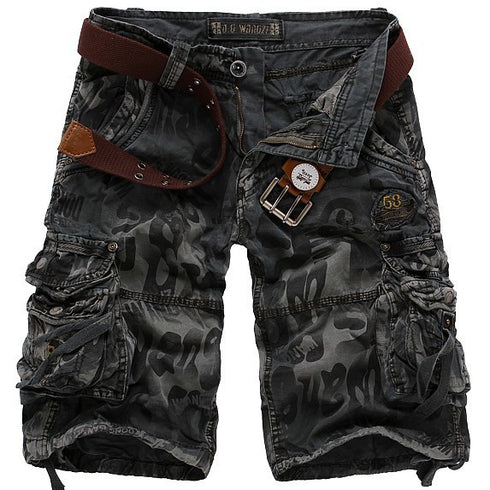 Men's Classic Relaxed Loose Hiking Athletic Cargo Shorts