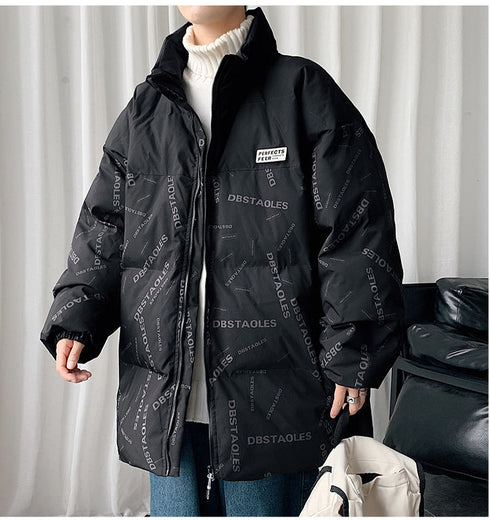 Men's Coat Plus Size Fleece Lined Warm Winter Jacket