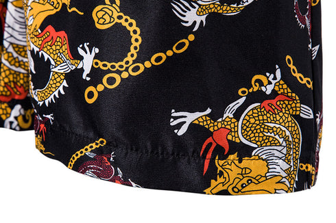 Men's Comfy Summer Beach Shorts with Fashion Printed