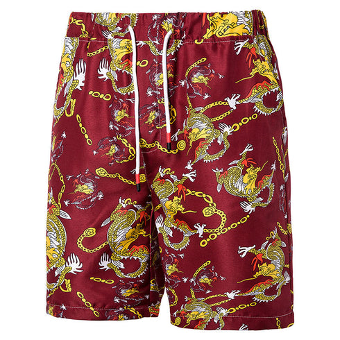 Men's Comfy Summer Beach Shorts with Fashion Printed