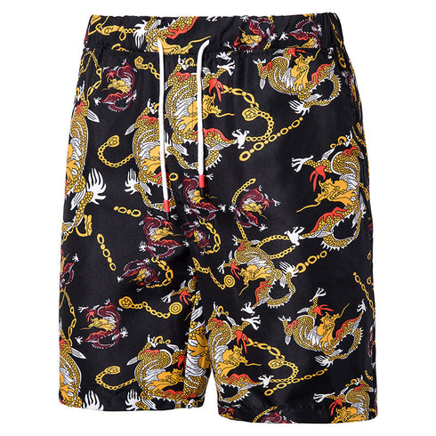 Men's Comfy Summer Beach Shorts with Fashion Printed