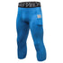Men's Compression 3/4 Capri Pants with Cool Dry Tech