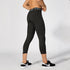 Men's Compression 3/4 Capri Pants with Cool Dry Tech