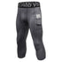 Men's Compression 3/4 Capri Pants with Cool Dry Tech