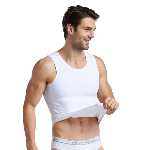 Men's Compression Body Shaper Abdomen Control Undershirt Tank