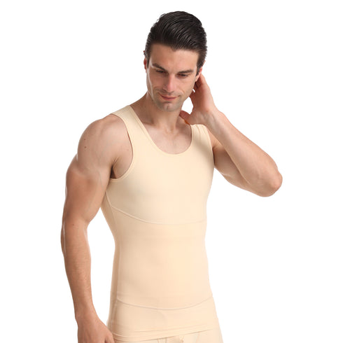 Men's Compression Body Shaper Abdomen Control Undershirt Tank