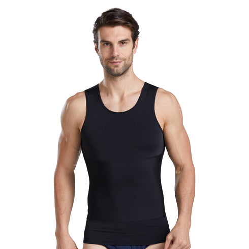 Men's Compression Body Shaper Abdomen Control Undershirt Tank