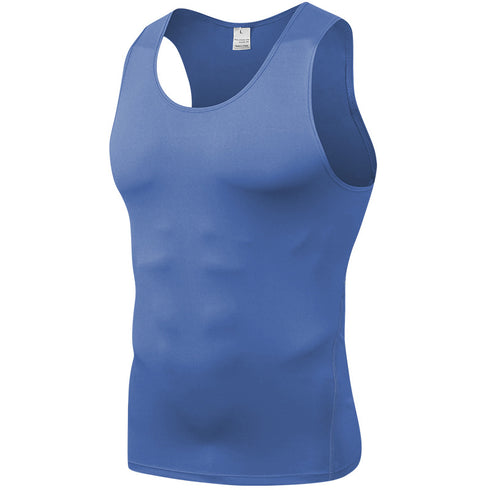 Men's Compression Body Shaper Bodybuilding Undershirt Tank