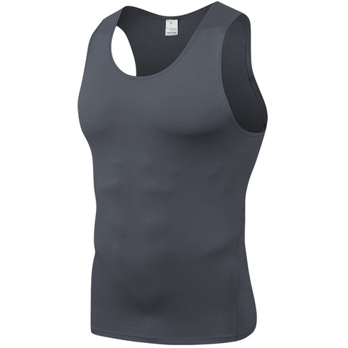 Men's Compression Body Shaper Bodybuilding Undershirt Tank