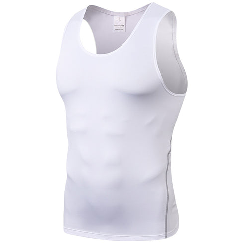 Men's Compression Body Shaper Bodybuilding Undershirt Tank
