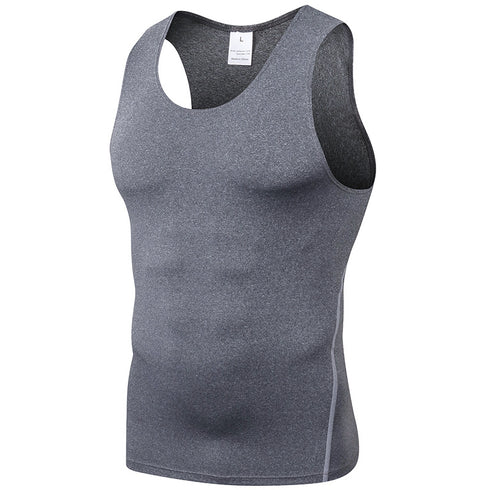 Men's Compression Body Shaper Bodybuilding Undershirt Tank