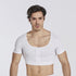 Men's Compression Chest Flat Bust Corsets Zipper Shapewear