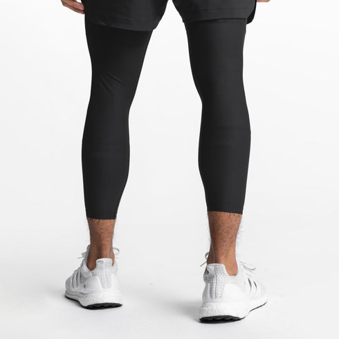 Men's Compression Pants 2 in 1 Running Leggings Workout Shorts