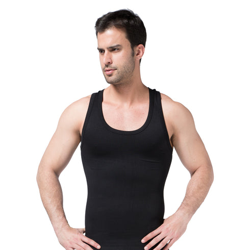 Men's Compression Seamless Vest Tummy Body Shaper Tank