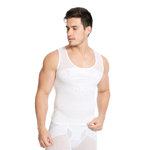 Men's Compression Tank Top Slimming Body Shaper Undershirt