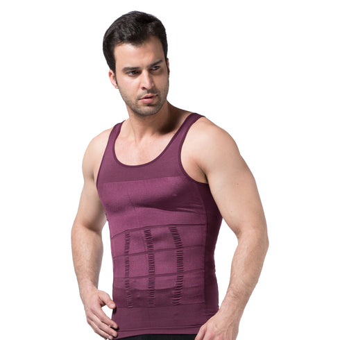 Men's Compression Waist Body Shaper Vest Tank Tops