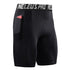 Men's Cool Dry Athletic Compression Shorts with Phone Pocket