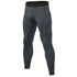 Men's Cool Dry Athletic Workout Running Tights Leggings with Pocket
