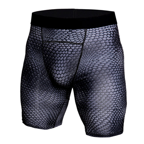Men's Cool Dry Boxer Briefs Athletic Compression Undershorts